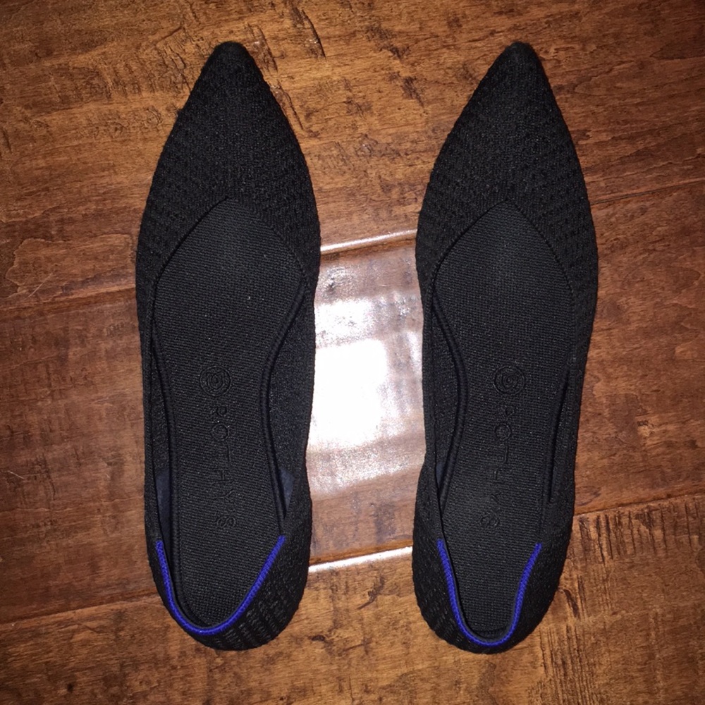 Rothy’s Women’s Size 10.5 The Point Black Shoes